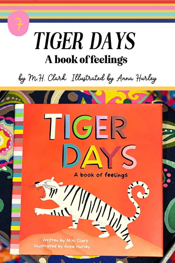 Tiger Days book cover - a white tiger illustration roaring