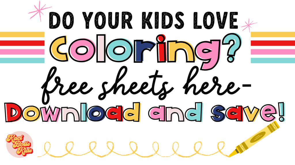 coloring-free-sheets to download and save! Blog title post with yellow crayon