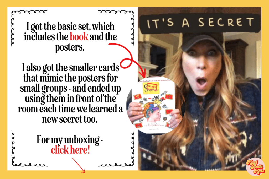 secret-stories-book Kindergarten teacher is surprised and excited to open her box of Secret Stories for the first time