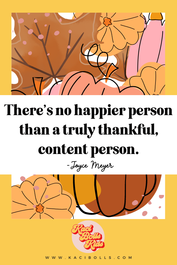 things-to-be-thankful-for Quote by Joyce Meyer with fall graphics