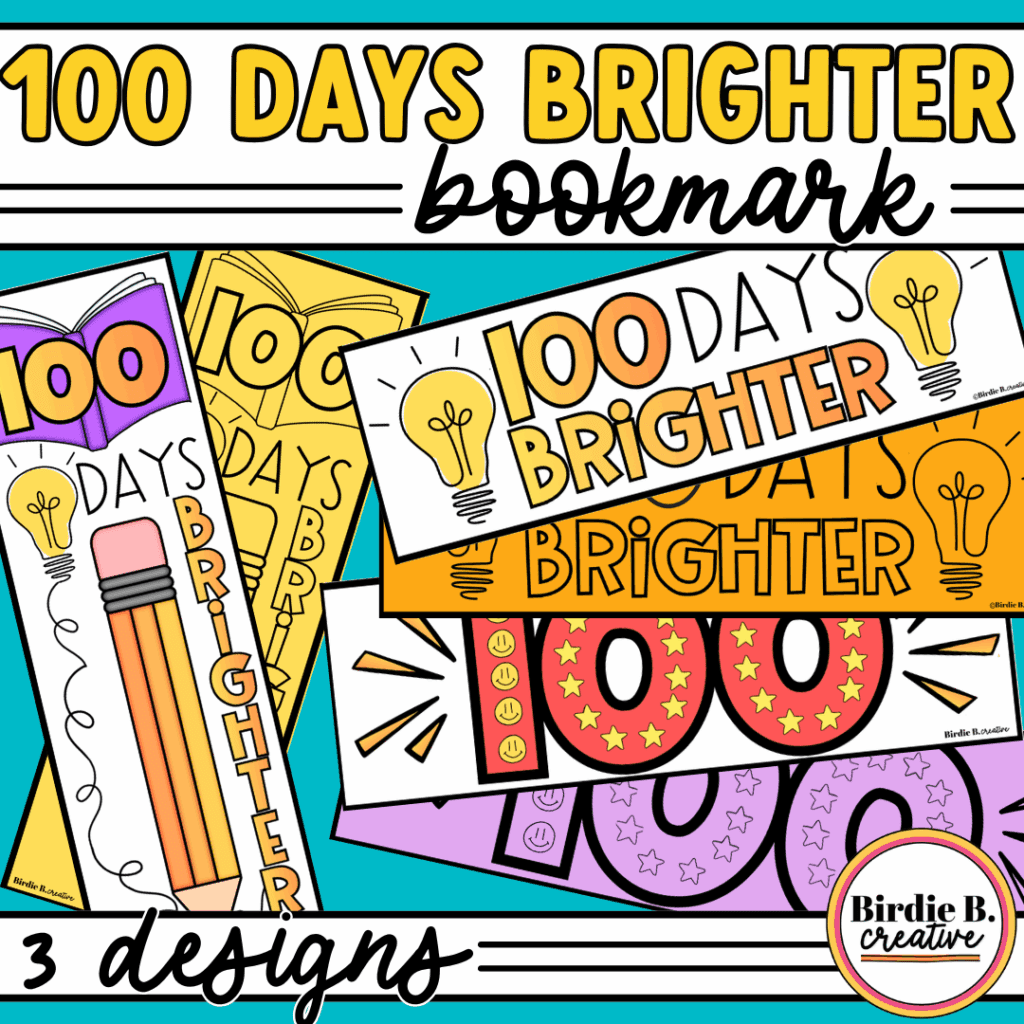 100-days-brighter bookmarks