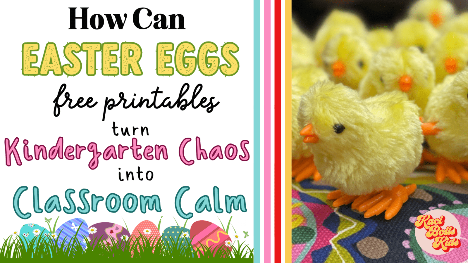 How Can Easter Eggs Free Printables Turn Kindergarten Chaos Into