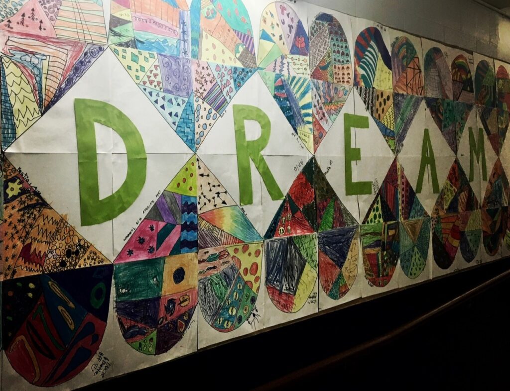 Dream - a quilt-like art display 