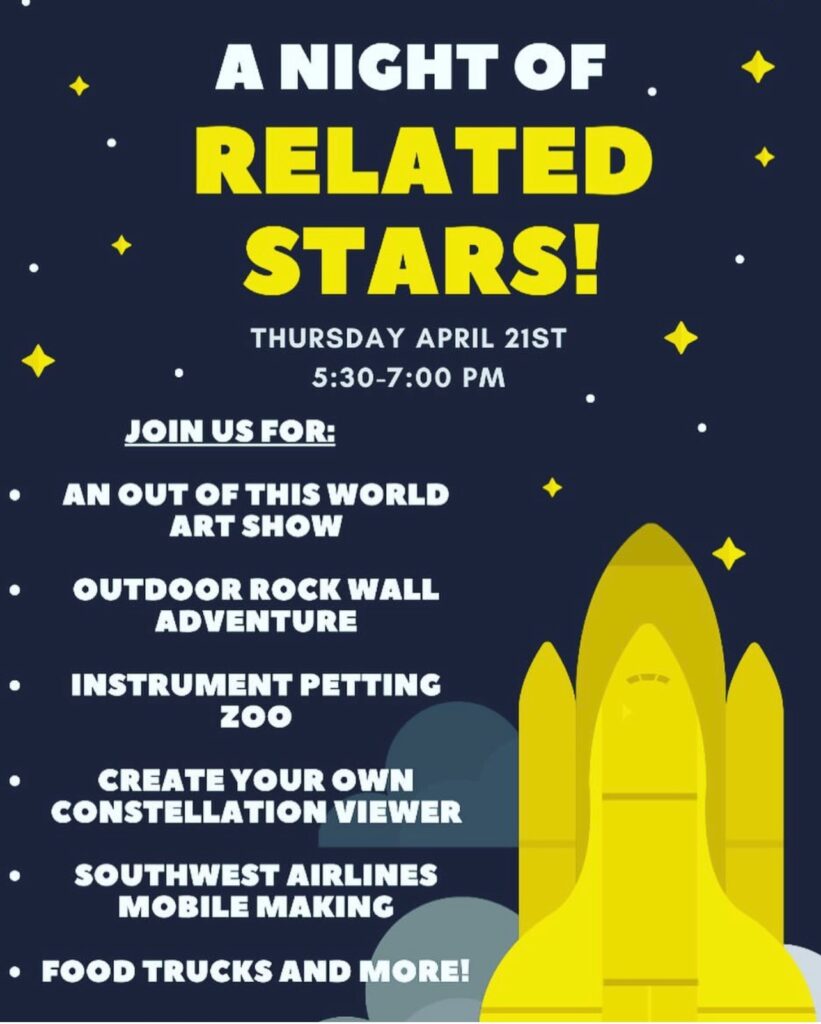 night of related stars flyer