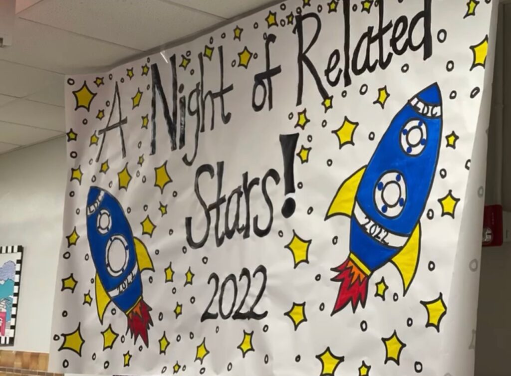 a night of related stars banner