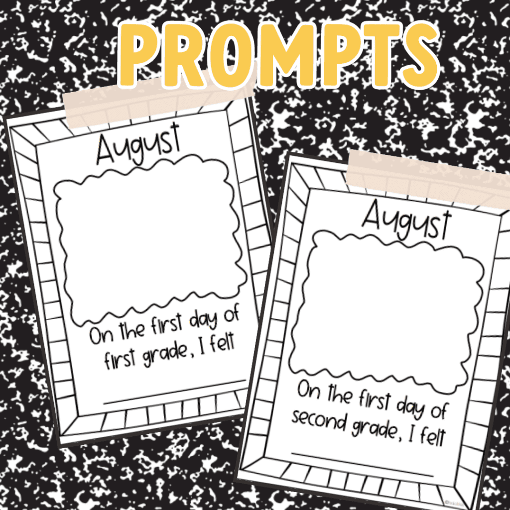 writing-prompts-for the first day of school